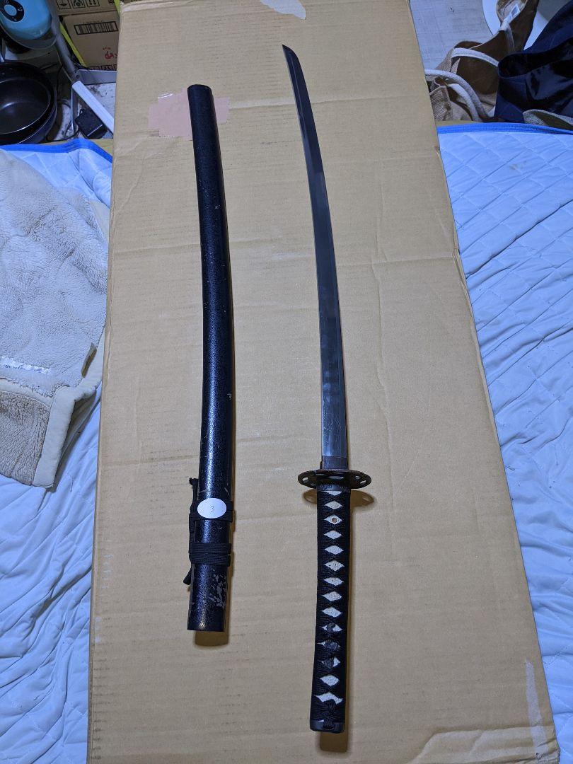 模造刀　日本刀　黒　③