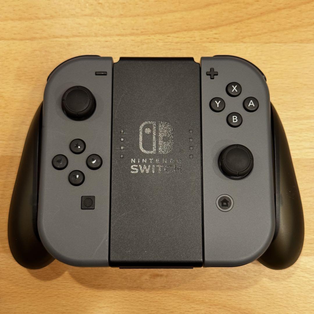 Nintendo Switch ジョイコン(L/R) グレー 充電グリップセット