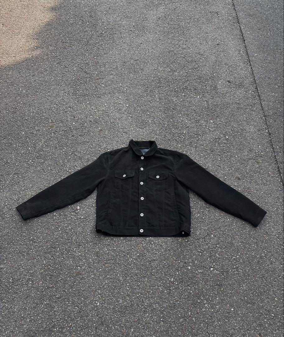 Black suède jacket / denim jacket
