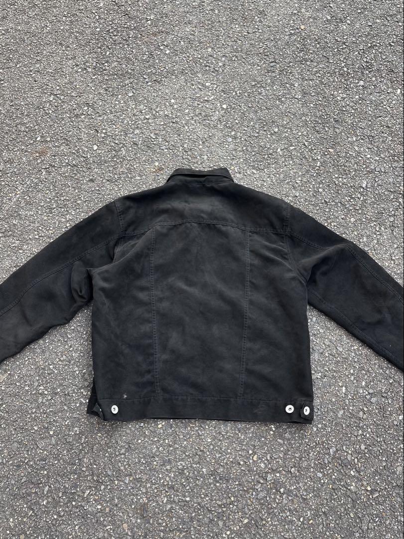 Black suède jacket / denim jacket