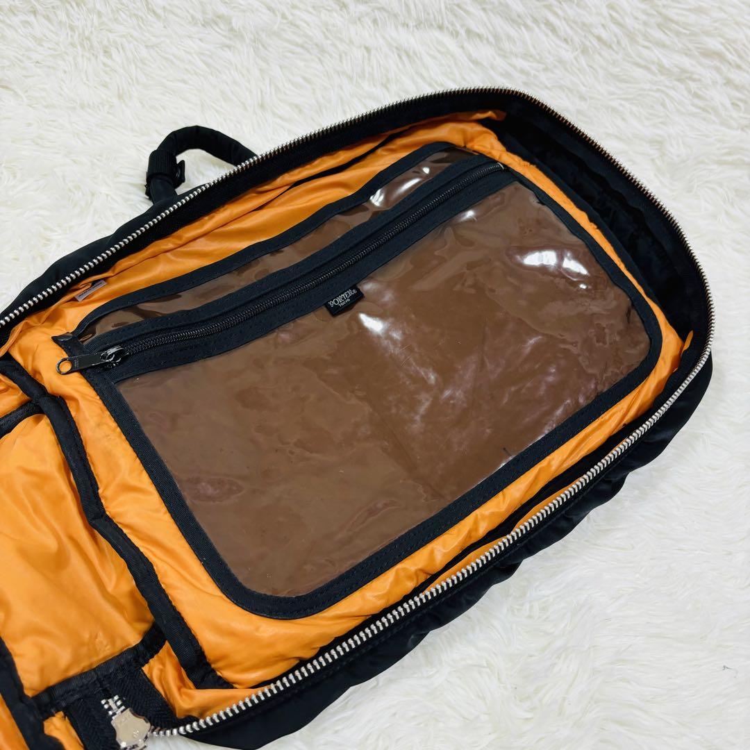 【訳あり】　PORTER ブラック タンカー　3way リュック　大容量　A4