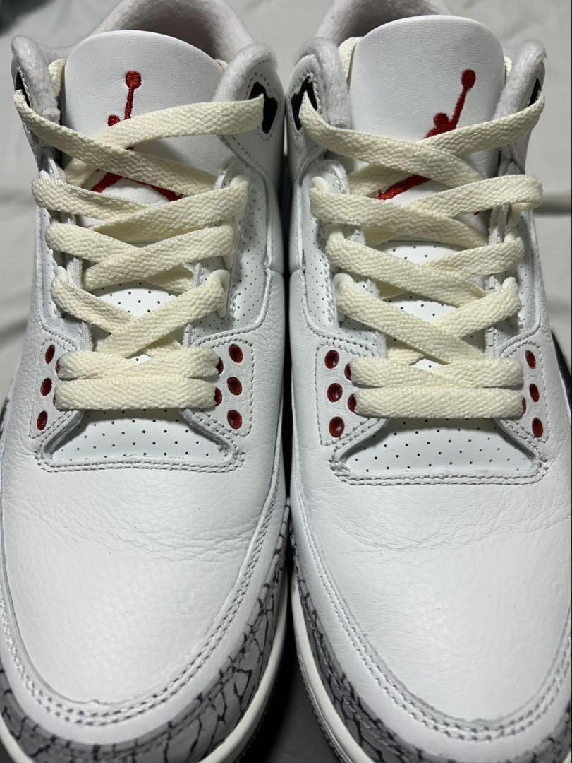 Nike Air Jordan 3 ホワイト/グレー/レッド
