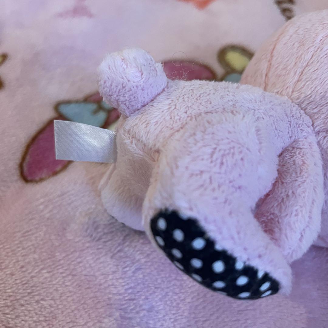 汎用うさぎ ぬいぐるみ ホワイト 白 ピンク マスコット - メルカリ