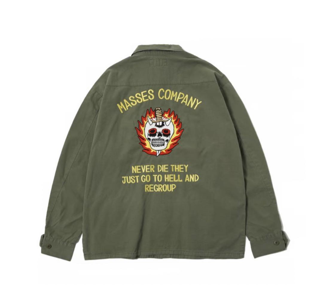 M&M MASSES BDU JKT マシス シャツ ジャケット スウェット