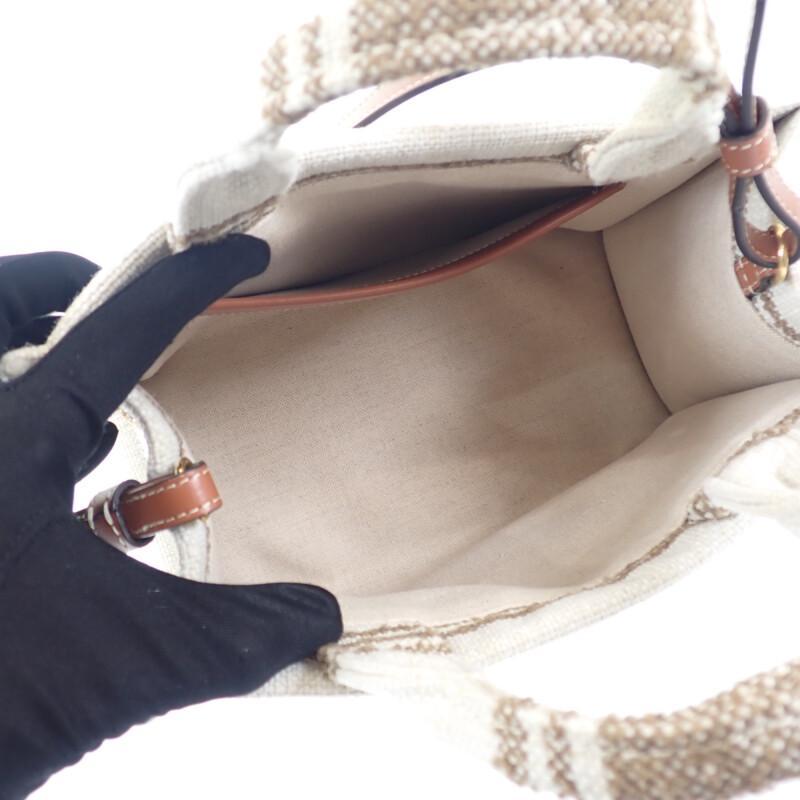 CELINE スモールカバ タイス 2WAY ハンド トートバッグ キャンバス