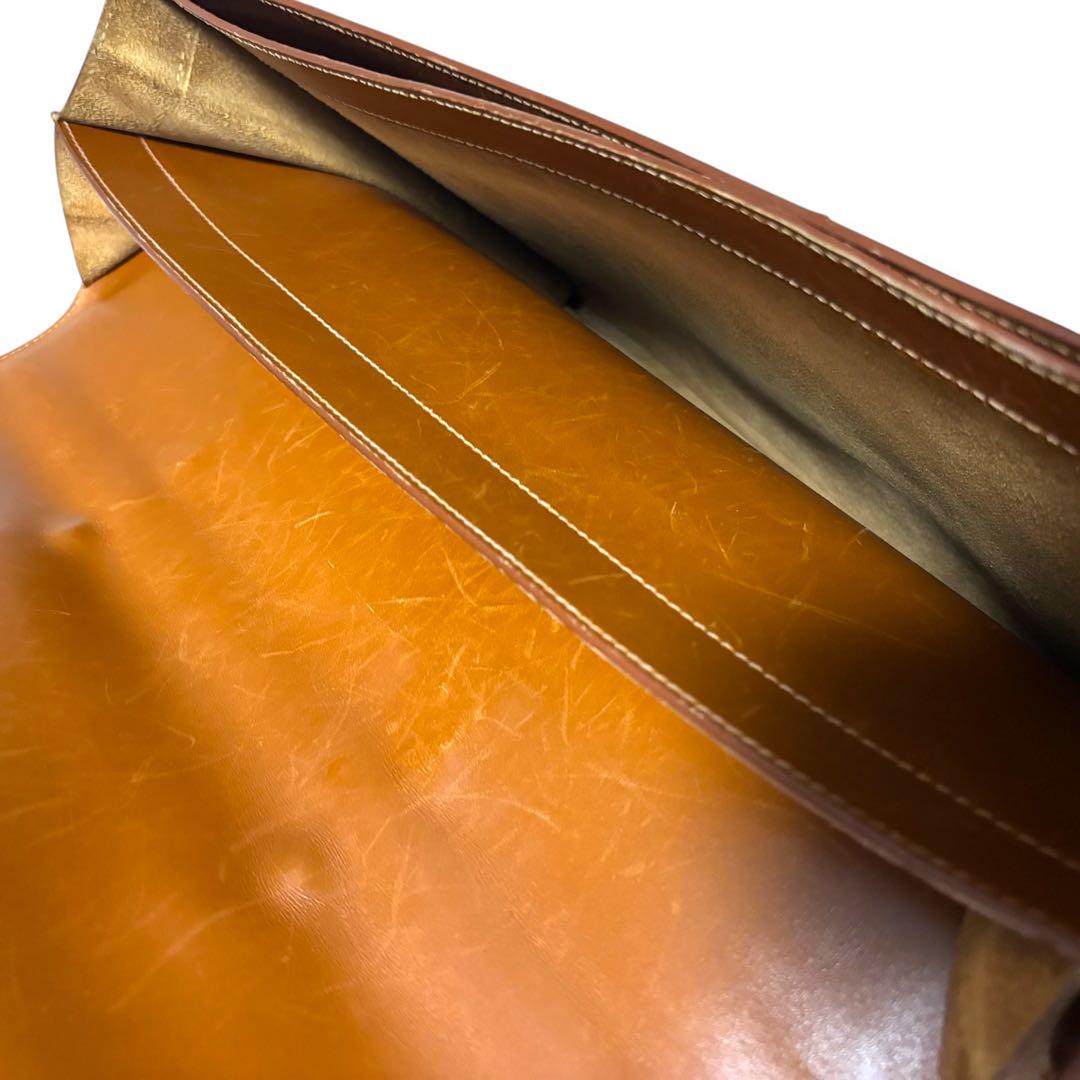 状態良好】HERMES サックアデペッシュ 41 ビジネスバッグ レザー