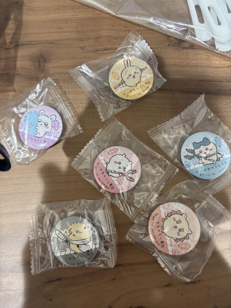 ちいかわ ×くら寿司コラボ クリアファイル うちわ 皿 まとめ売り