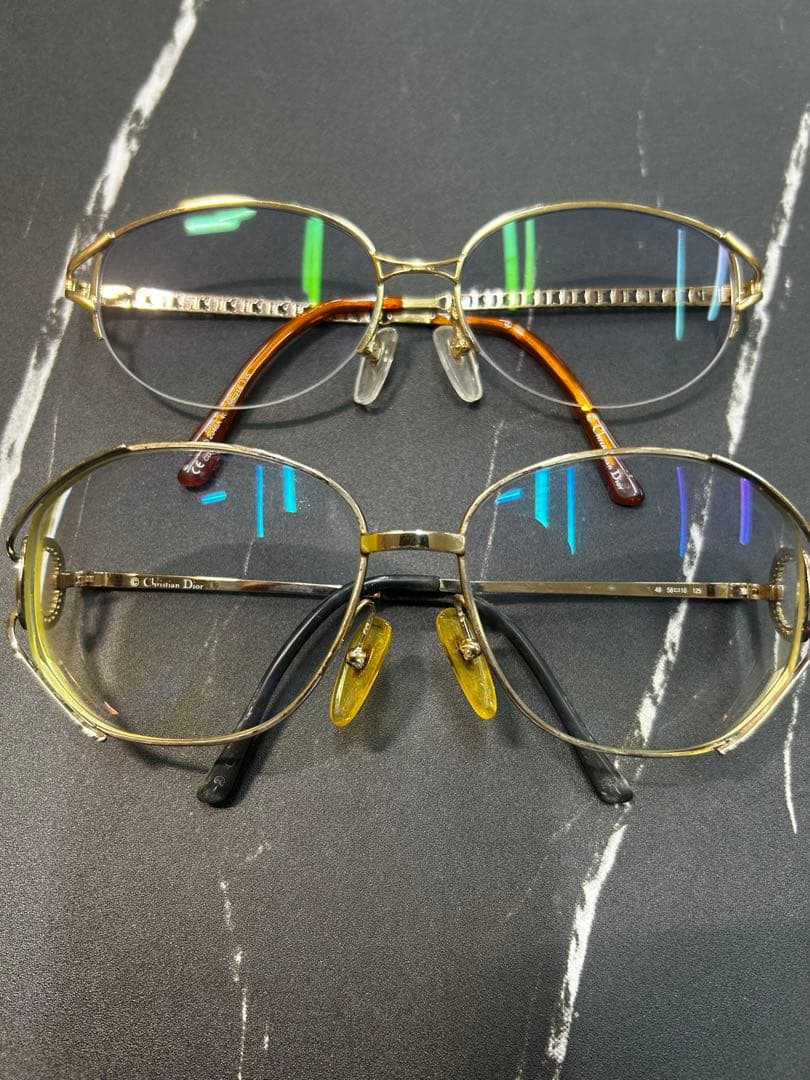 Dior オールドディオール ヴィンテージ メガネ2個セット