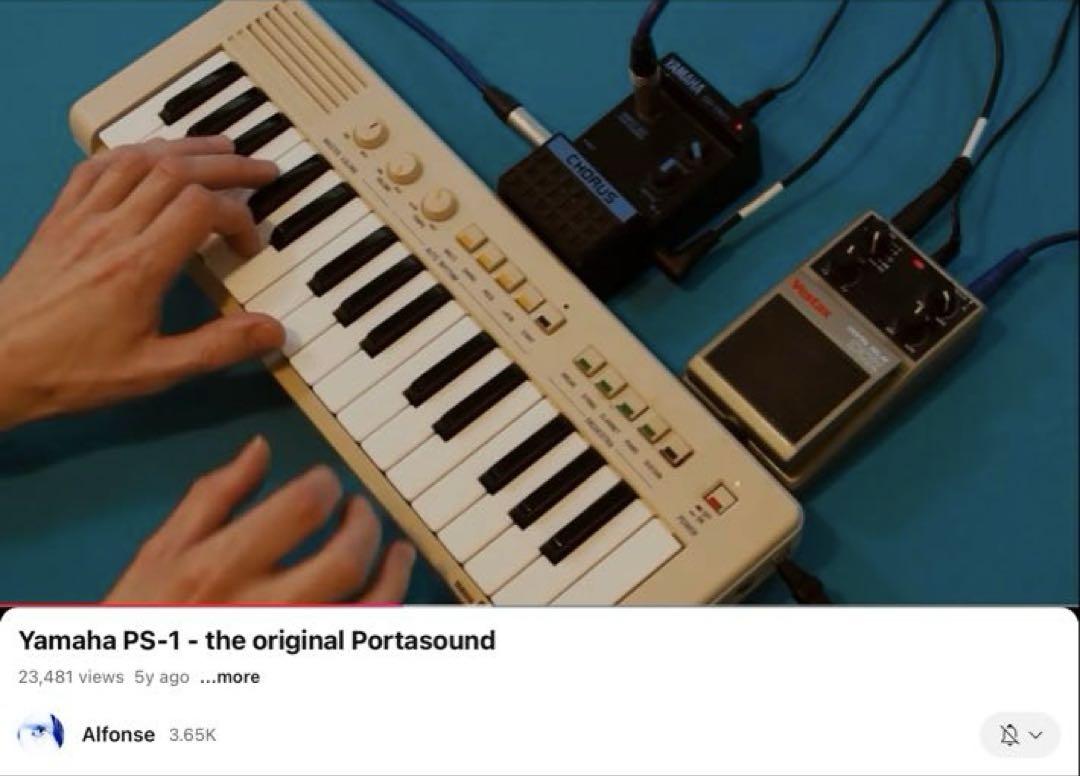 Yamaha PS-1☆Porta Sound☆昭和レトロ☆ビンテージ希少品☆ Yamaha PS-1☆Porta Sound☆昭和レトロ☆ビンテージ希少品