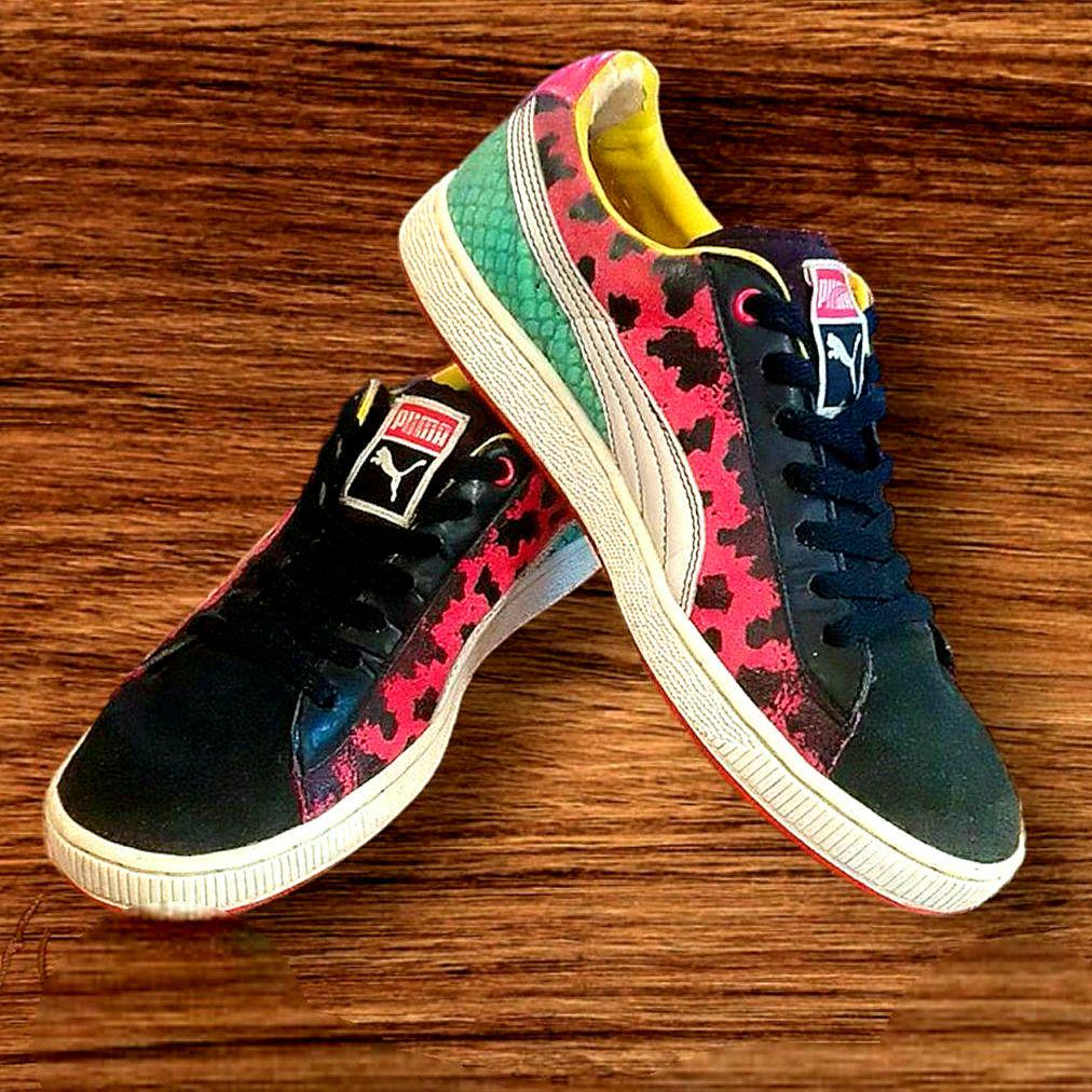 PUMA スエード プーマ スニーカー ヒョウ柄 レア ヴィンテージ26.5