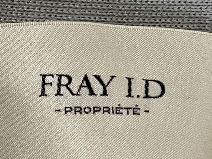 ください FRAY グレー サイズF oxaeH-m71728841936 I.D ベルト付きガウンロングカーディガン コットン