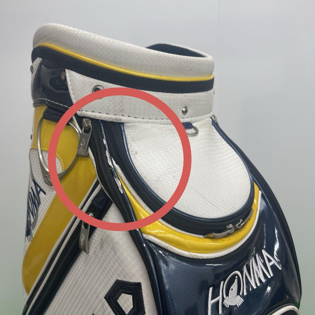 HONMA  TOURWORLD キャディバッグ 9インチ ホワイト/ ネイビー
