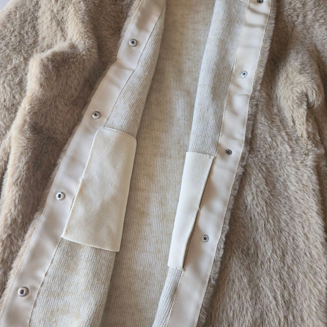 新品✨ガリャルダガランテ フェザーヤーンカーディガン ベージュ