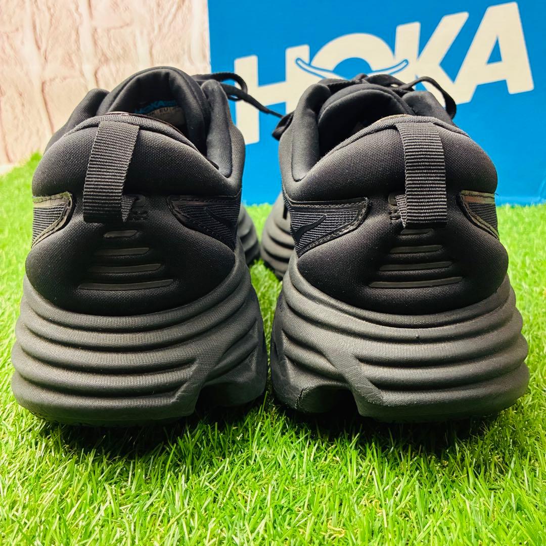 【極美品】HOKA ONEONE BONDI8 厚底 ボンダイ ブラック 29