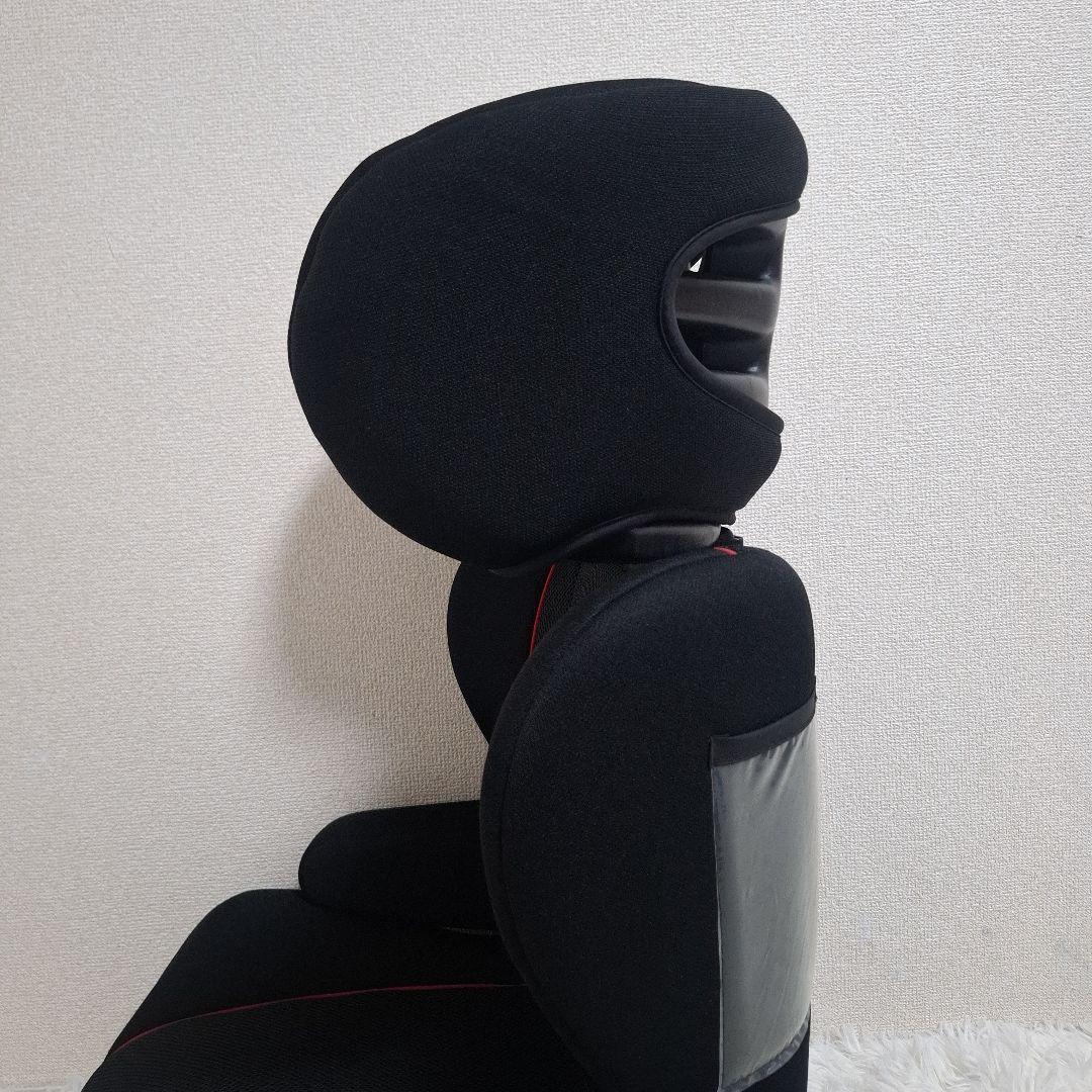 【良品】リーマン ジュニアシート ハイバックジュニア エアロ メッシュ ブラック