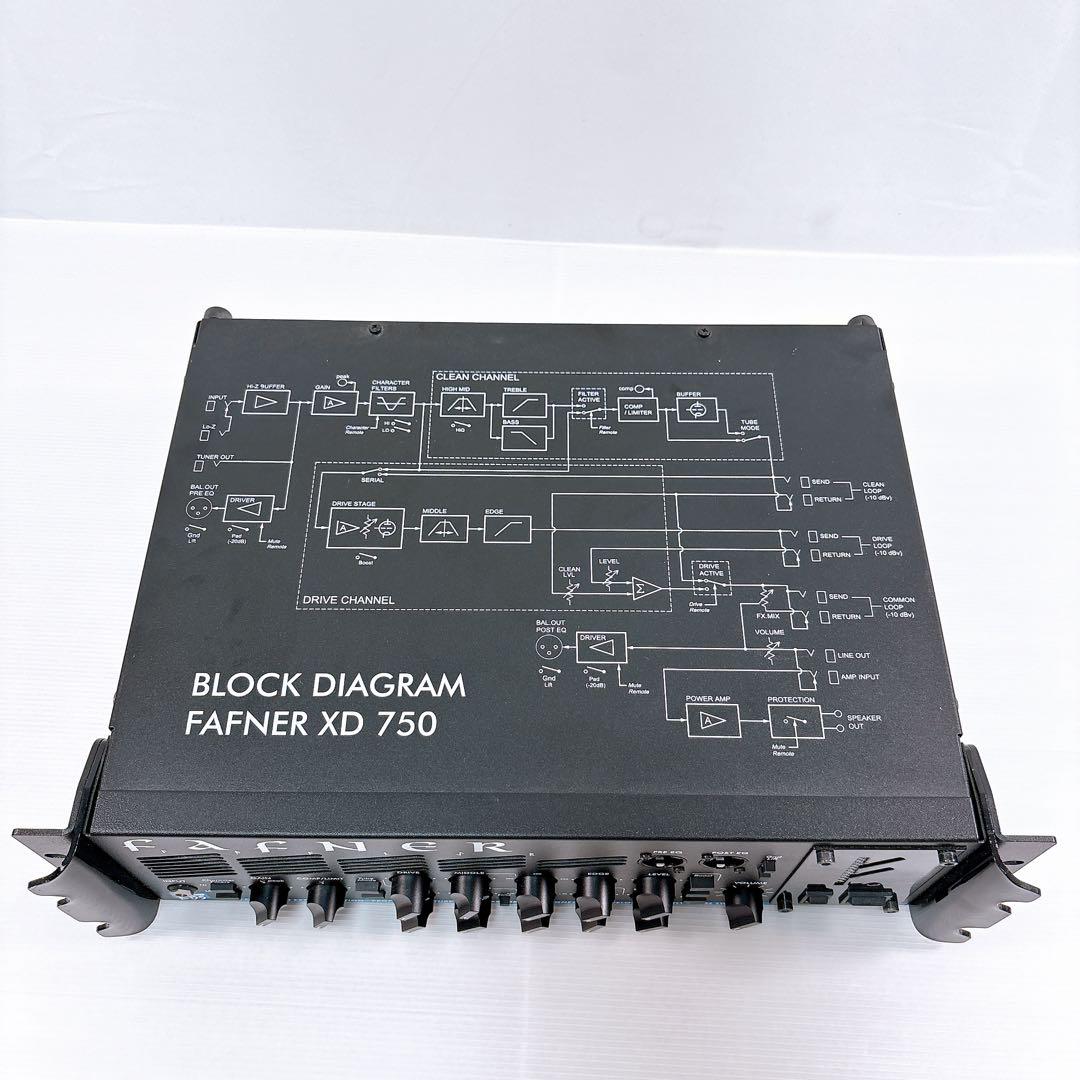 【極美品】EBS Fafner Ⅱ XD750 ベースヘッドアンプ 最上位モデル