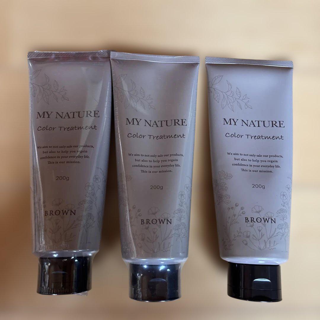 MY NATURE Color Treatment BROWN 新品2本