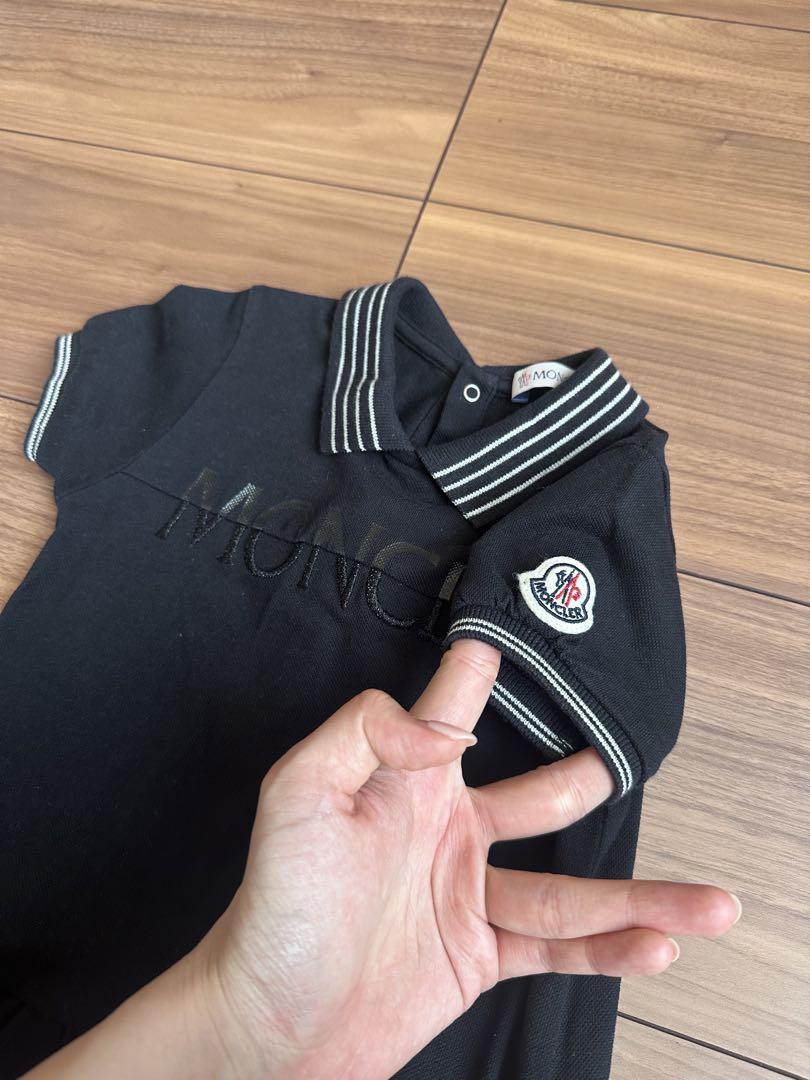 MONCLER 半袖ワンピース 黒