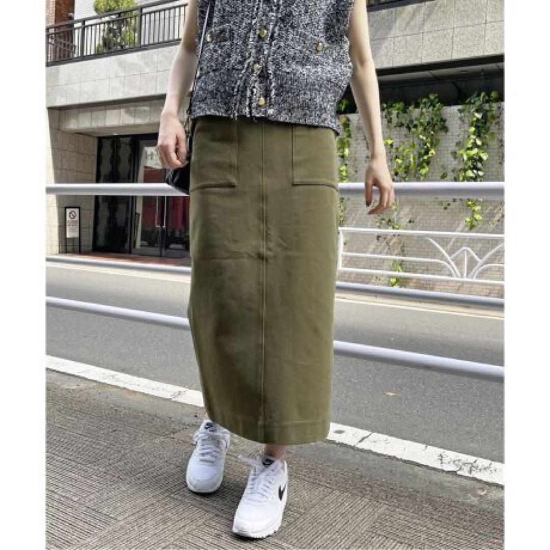 ほぼ新品 ウォッシャブルストレッチタイトスカート Spick&Span