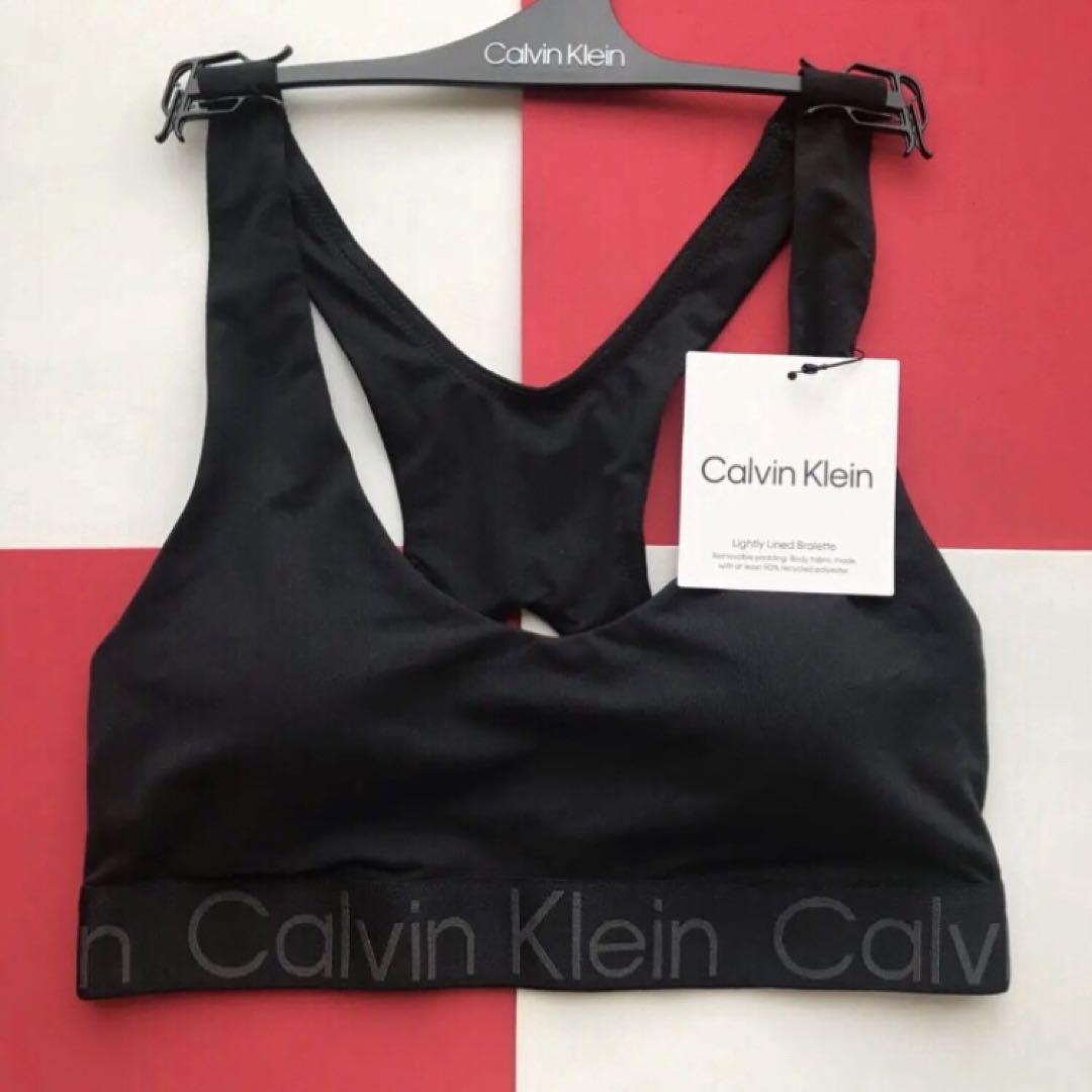 レア 新品 下着 USA カルバンクライン ck ブラ Tショーツ 黒 S