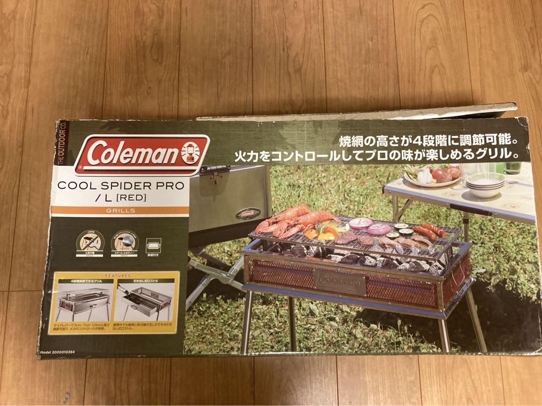 コールマン クールスパイダープロ レッド 中古 コールマン クールスパイダープロ/L（レッド）