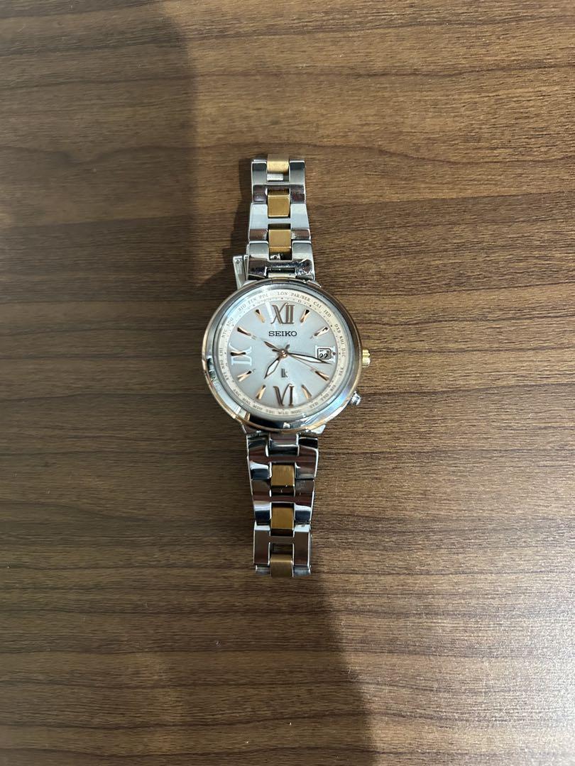 【SEIKO】【LUKIA】腕時計レディース 電波ソーラー