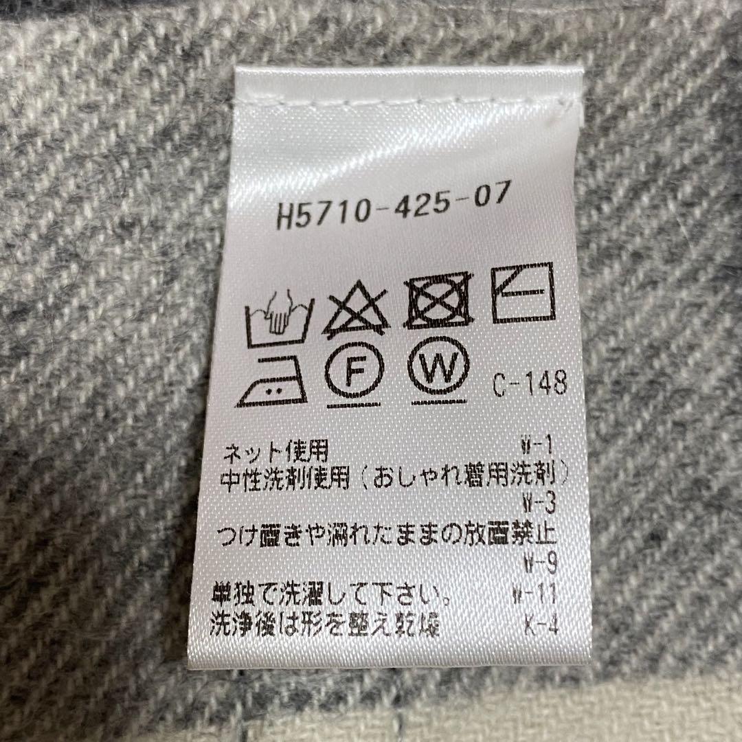 美品 未使用級 Macintosh マッキントッシュ マフラー グレー チェック