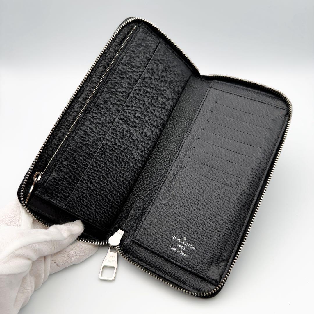 【新品に近い】ルイヴィトン ダミエ グラフィット ジッピーヴェルティカル