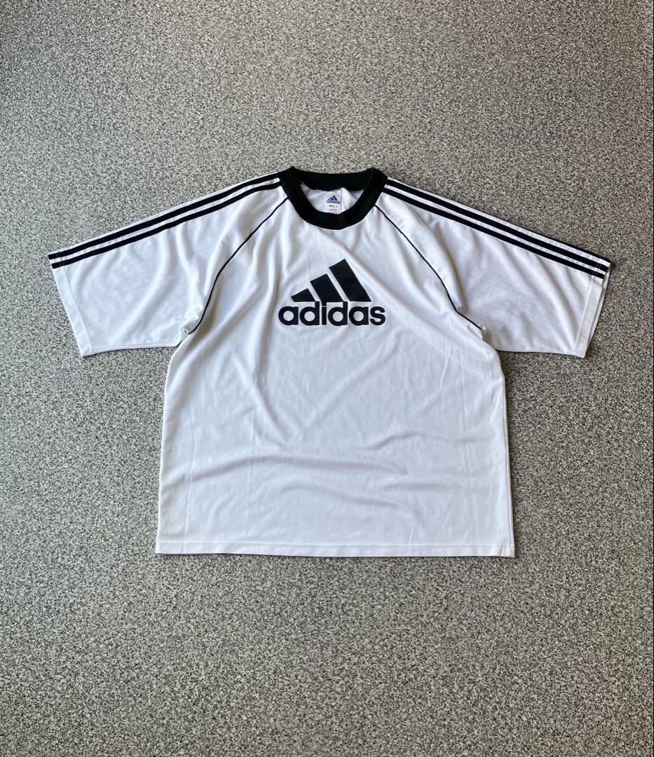 00s adidas ラグランスリーブ Tシャツ ゲームシャツ y2k - メルカリ