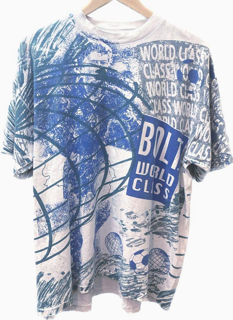 90’s Lightning Bolt ライトニング ボルト総柄Tシャツ 2XL