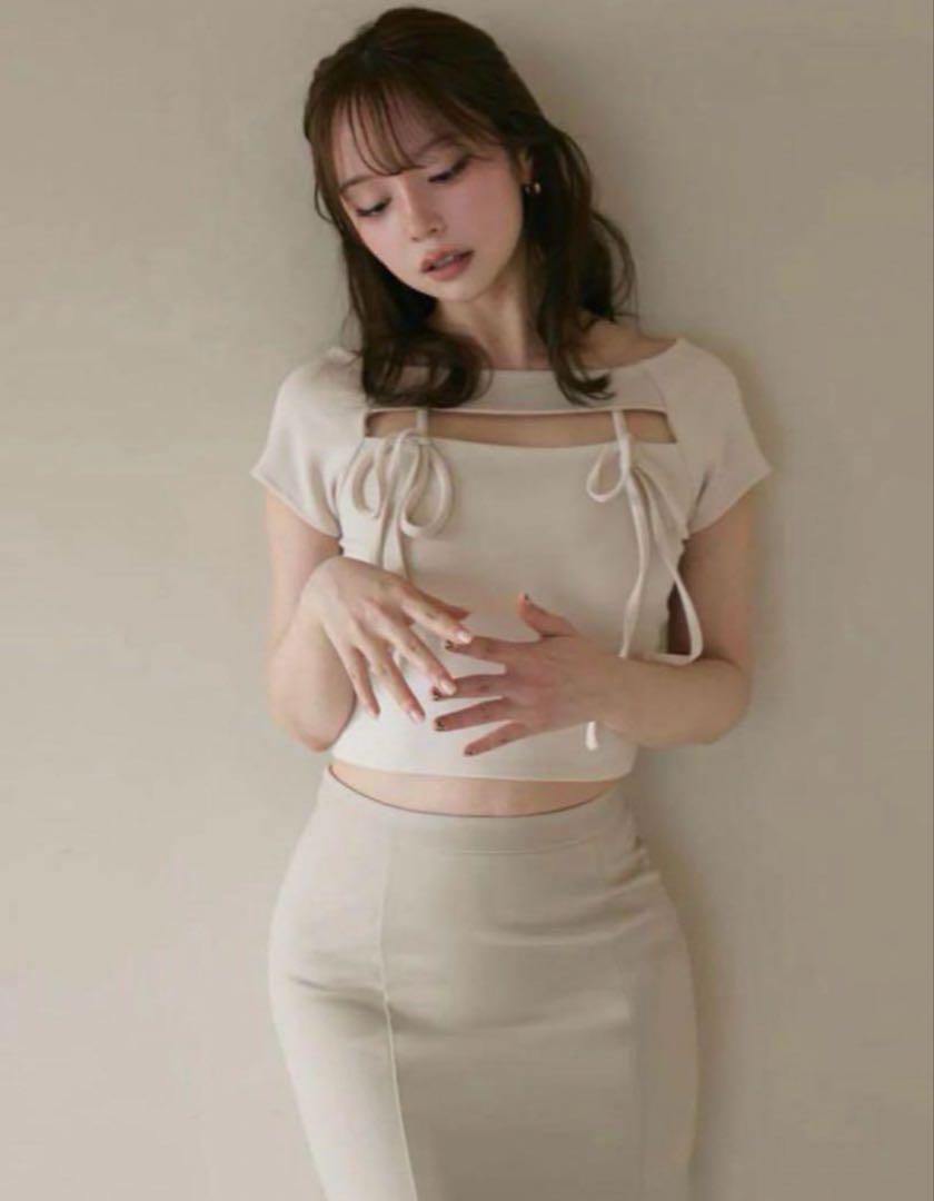 andmary Bebe ribbon tops アンドマリー andmary アンドマリー Bebe ribbon tops - メルカリ