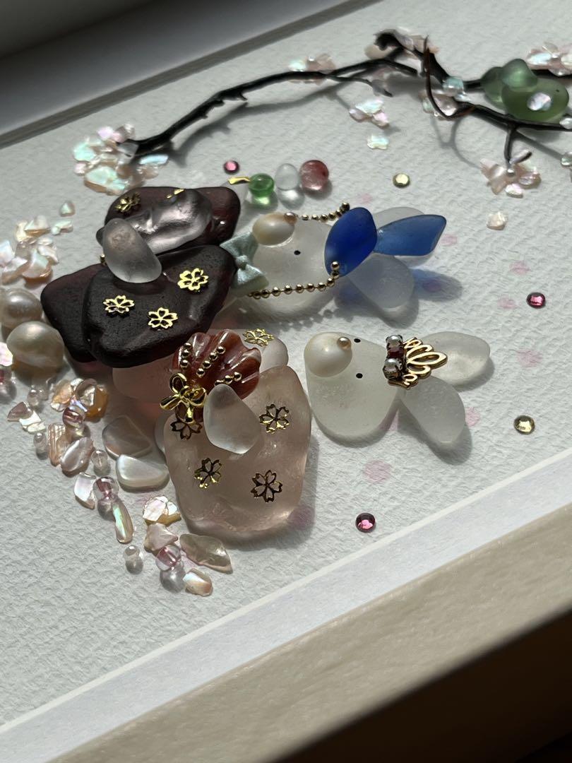 シーグラスアート 祈りの夜〜冬〜教会 meru様 ハンドメイド