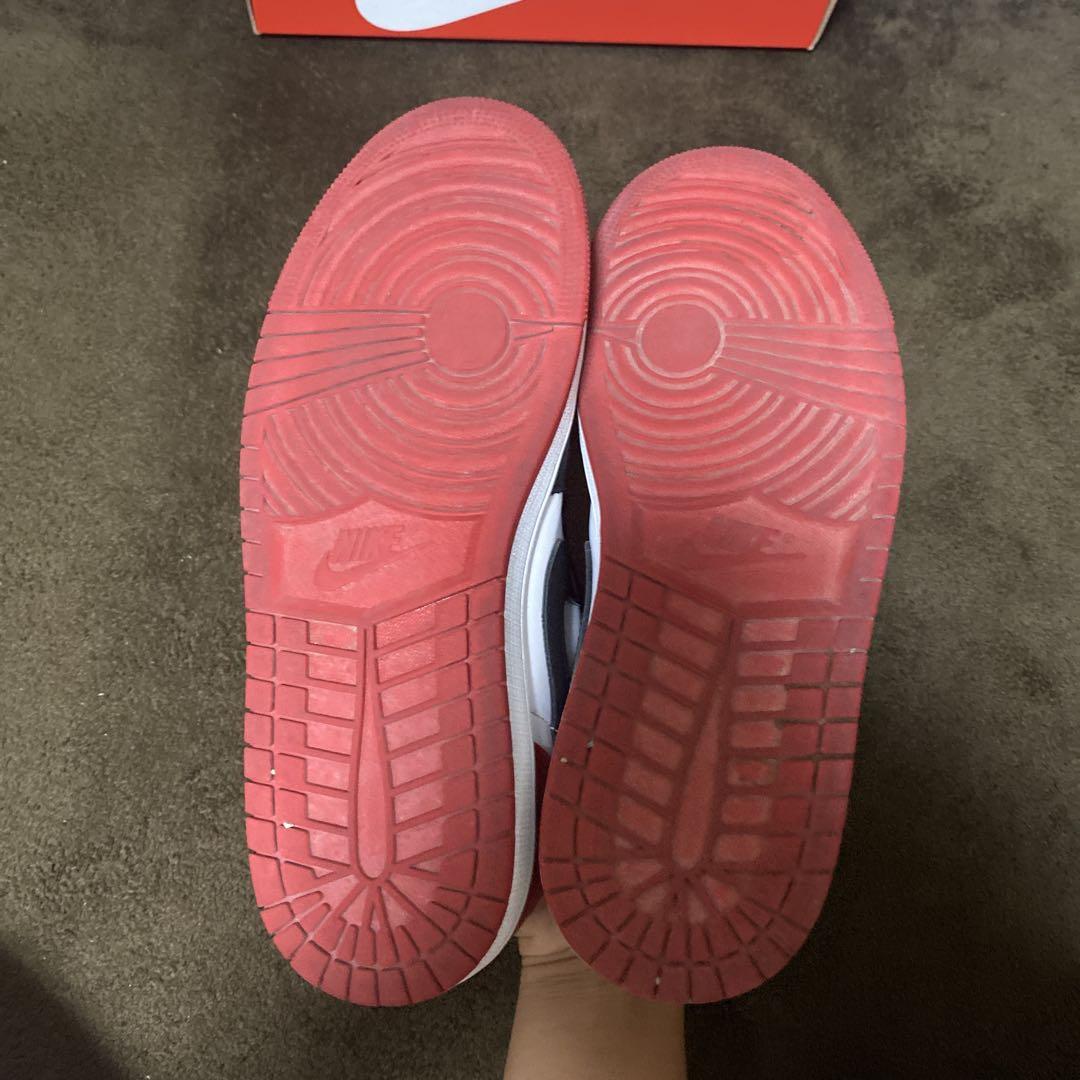 シューズ(男性用) Air Jordan 1 Retro Low OG Black Toe 27cm