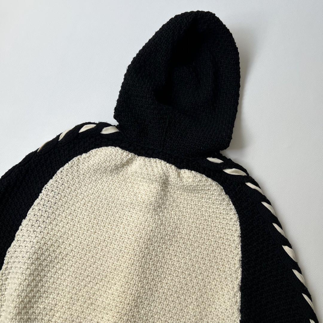 良品　DIESEL BLACK GOLD ディーゼル　ポンチョ　ローゲージ　S