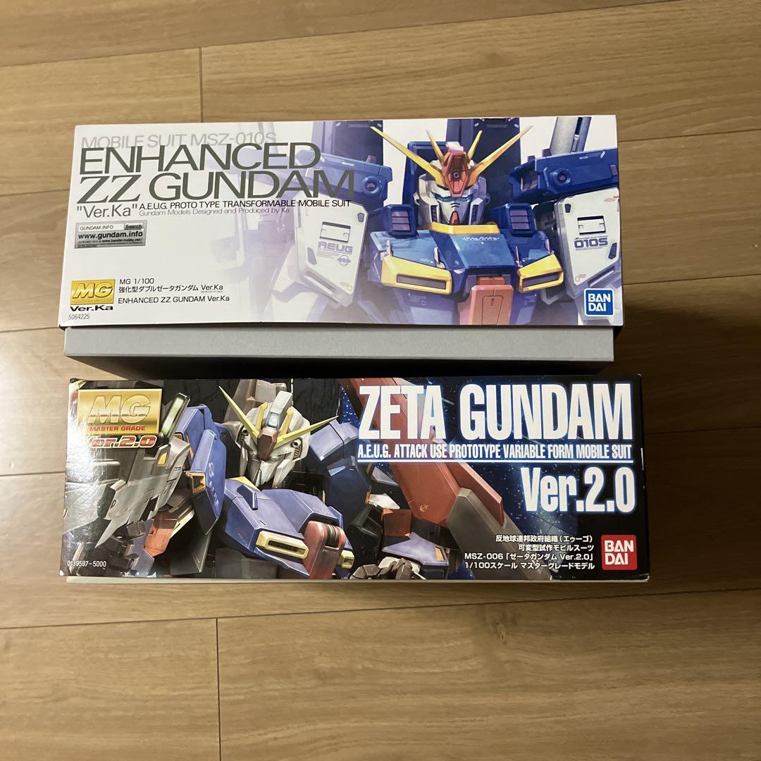 MG 強化型ZZガンダムVer.Ka ZガンダVer.2.0 &デカール