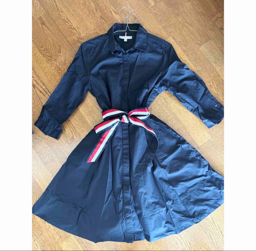 TOMMY HILFIGER ネイビー シャツワンピース SIZE TOMMY HILFIGER