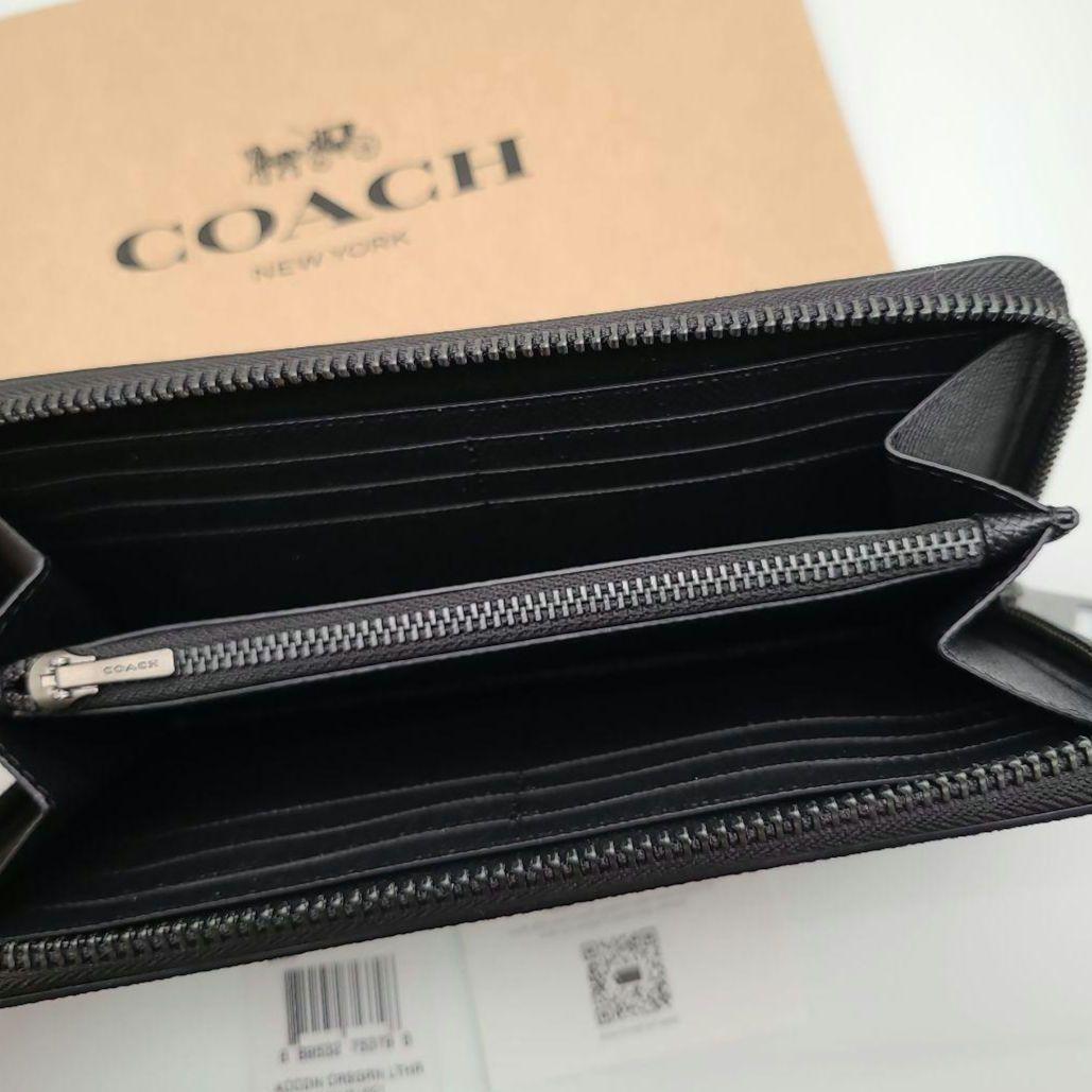 【新品・国内即発】COACH CAO17 B4HA 長財布 フラップ式 新品 COACH コーチ 長財布 ブラック 正規品 - メルカリ