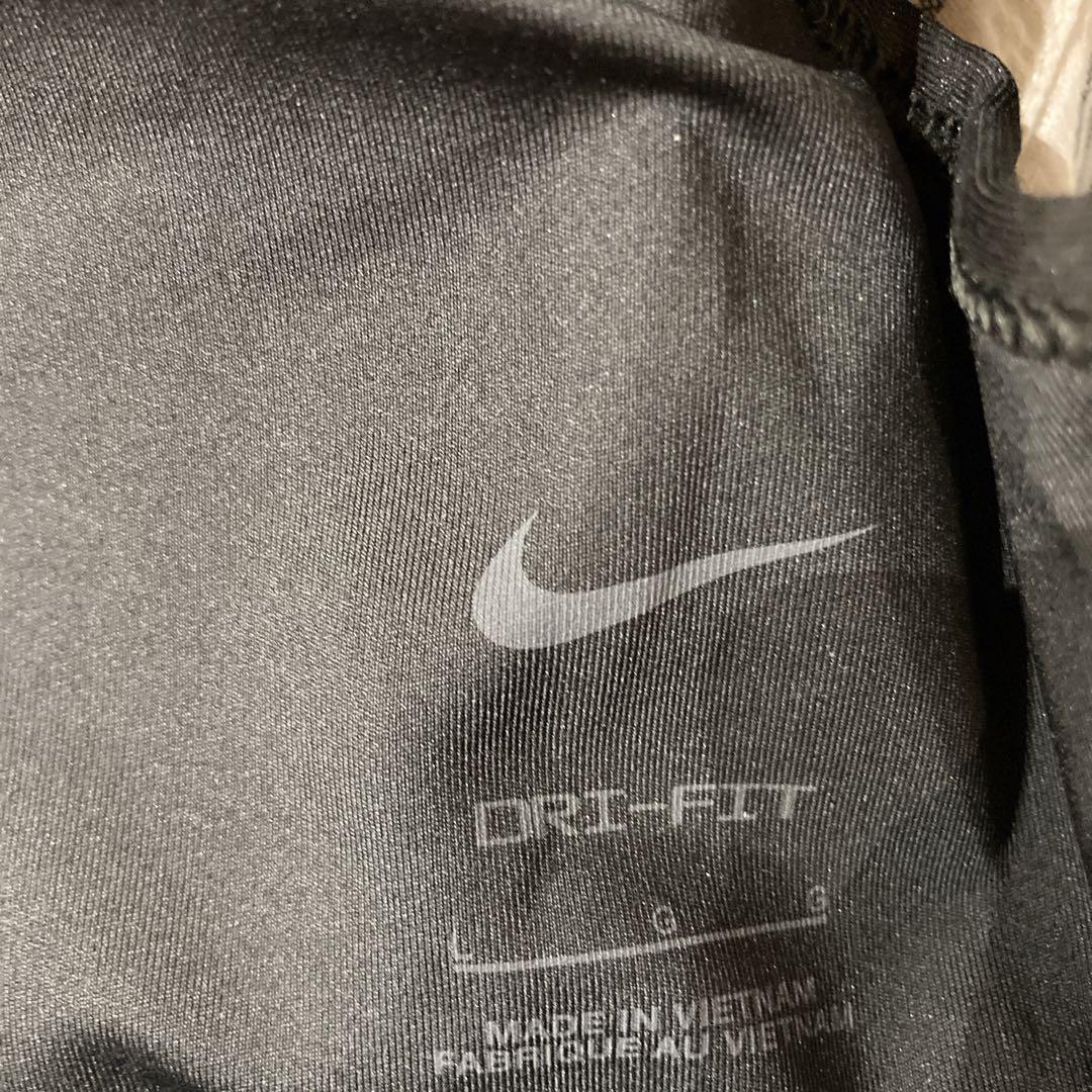 Nike ブラック レオパード　ヒョウ柄　ラメ　ヨガウェア　トレーニングウェア