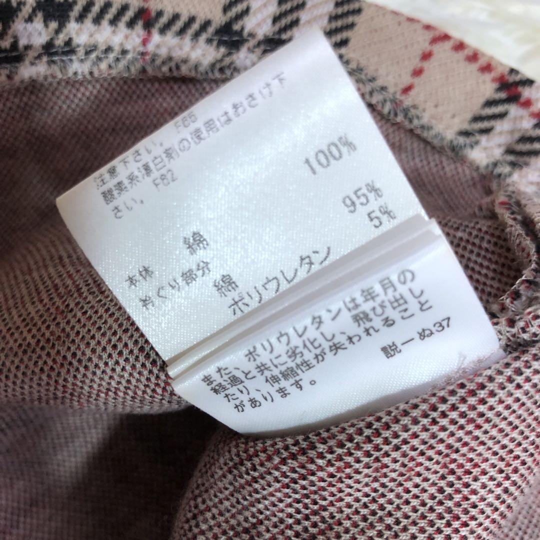 美品✨バーバリーロンドン　110 ワンピース 　シルバーボタン　ノバチェック