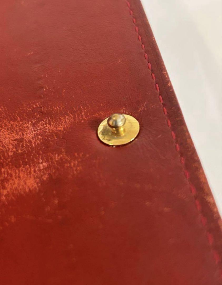 LOUIS VUITTON　ルイヴィトン長財布　モノグラムヴェルニ　エナメル　赤