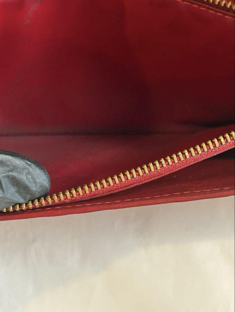 LOUIS VUITTON　ルイヴィトン長財布　モノグラムヴェルニ　エナメル　赤