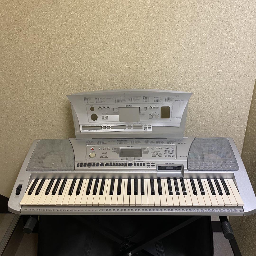 電子ピアノセット　ケース付　YAMAHA キーボード　psr-450 生産完了品 電子ピアノセット ケース付 YAMAHA キーボード psr-450 生産完了