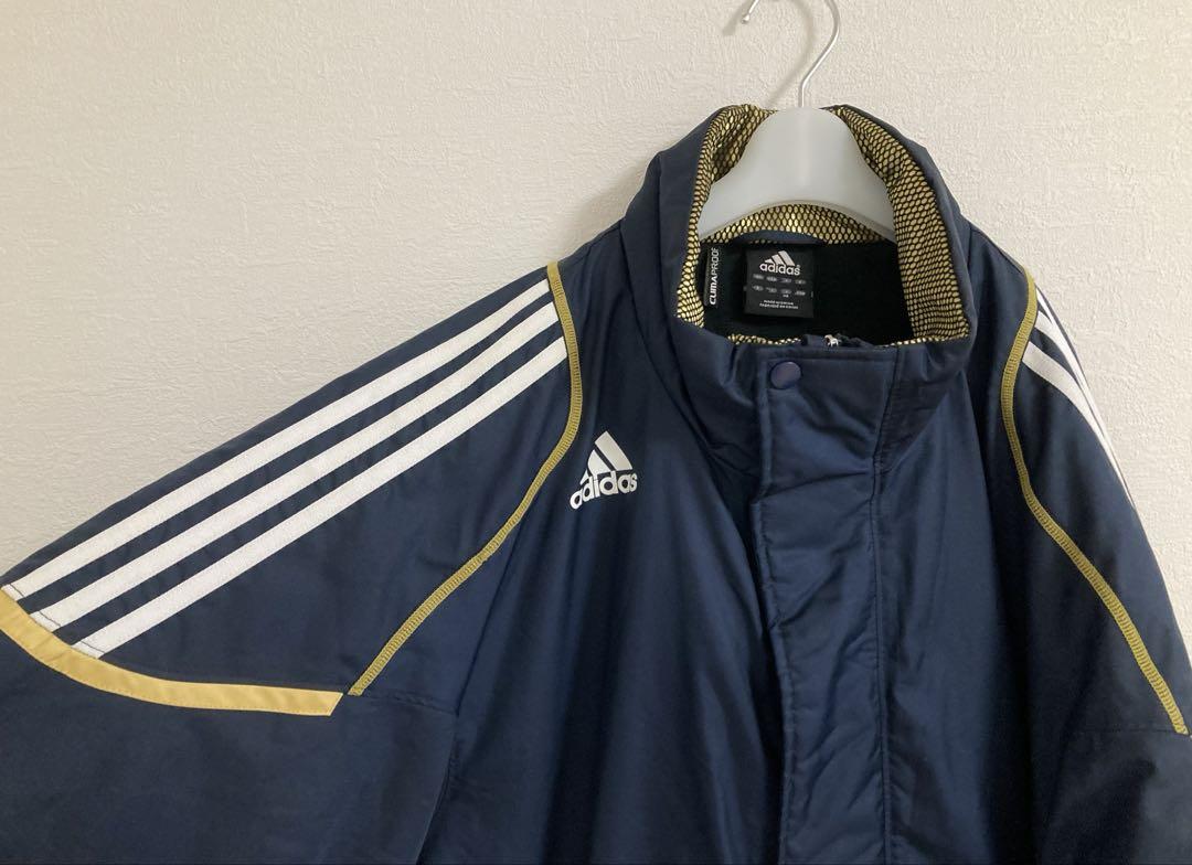 【美品】adidas アウター　メンズ　ベンチコート　中綿コート