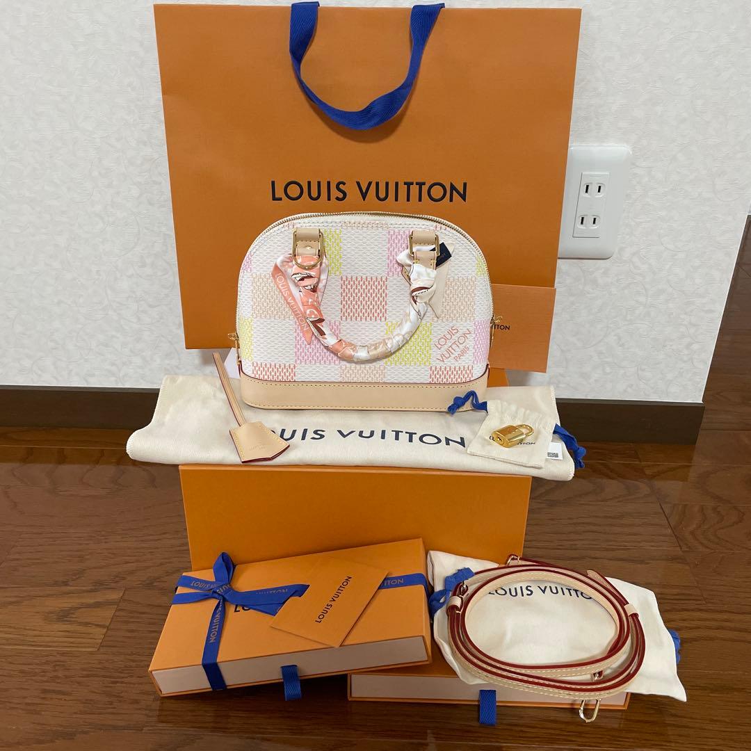 新品未使用品　LOUIS VUITTON アルマbb 2024春ダミエリシャス