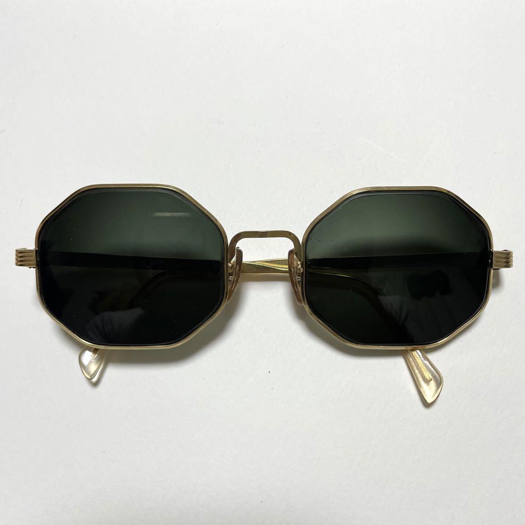 50’s VICTORY OPTICAL 金張 12K 八角形 オクタゴン 眼鏡