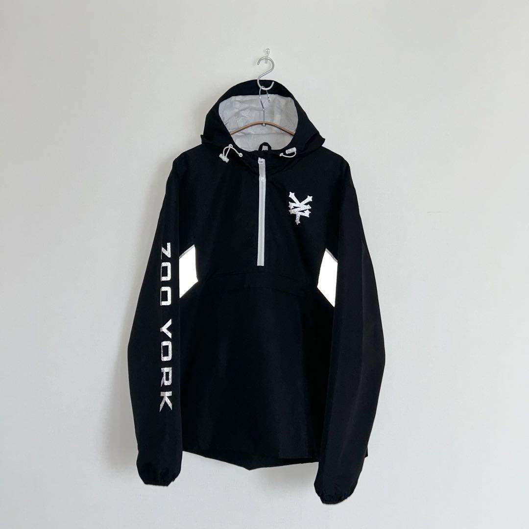 ZOO YORK アノラックパーカー ナイロン リフレクター ブラック Y2