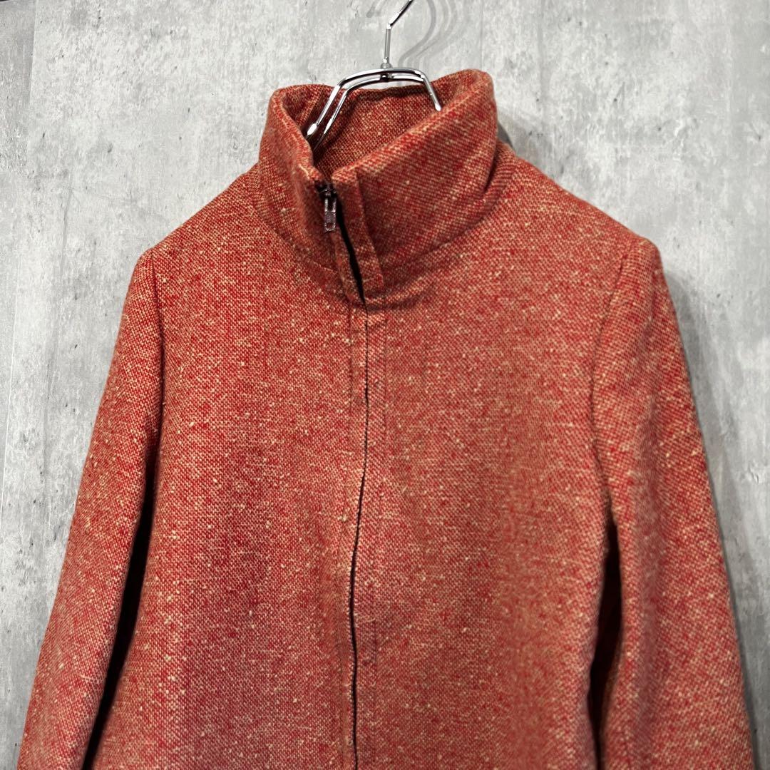 【美品】BALENCIAGA バレンシアガ ジップジャケット 36 オレンジ