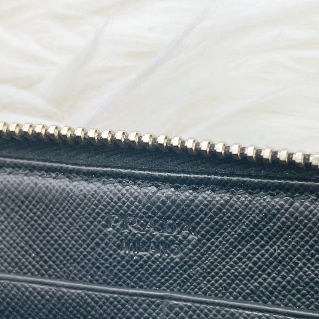 ✨極美品✨ PRADA 長財布 アイコン ラウンドファスナー サフィアーノ