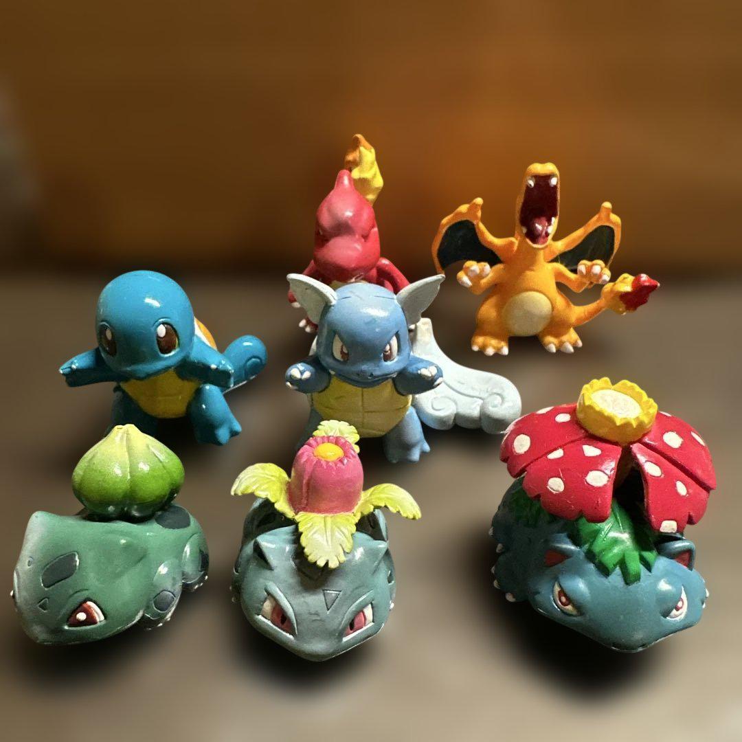 モンコレ フシギダネ フシギバナ ヒトカゲ リザードン ゼニガメ カメックス 初代モンコレ！進化系3形態 ゼニガメ フシギダネ ヒトカゲ