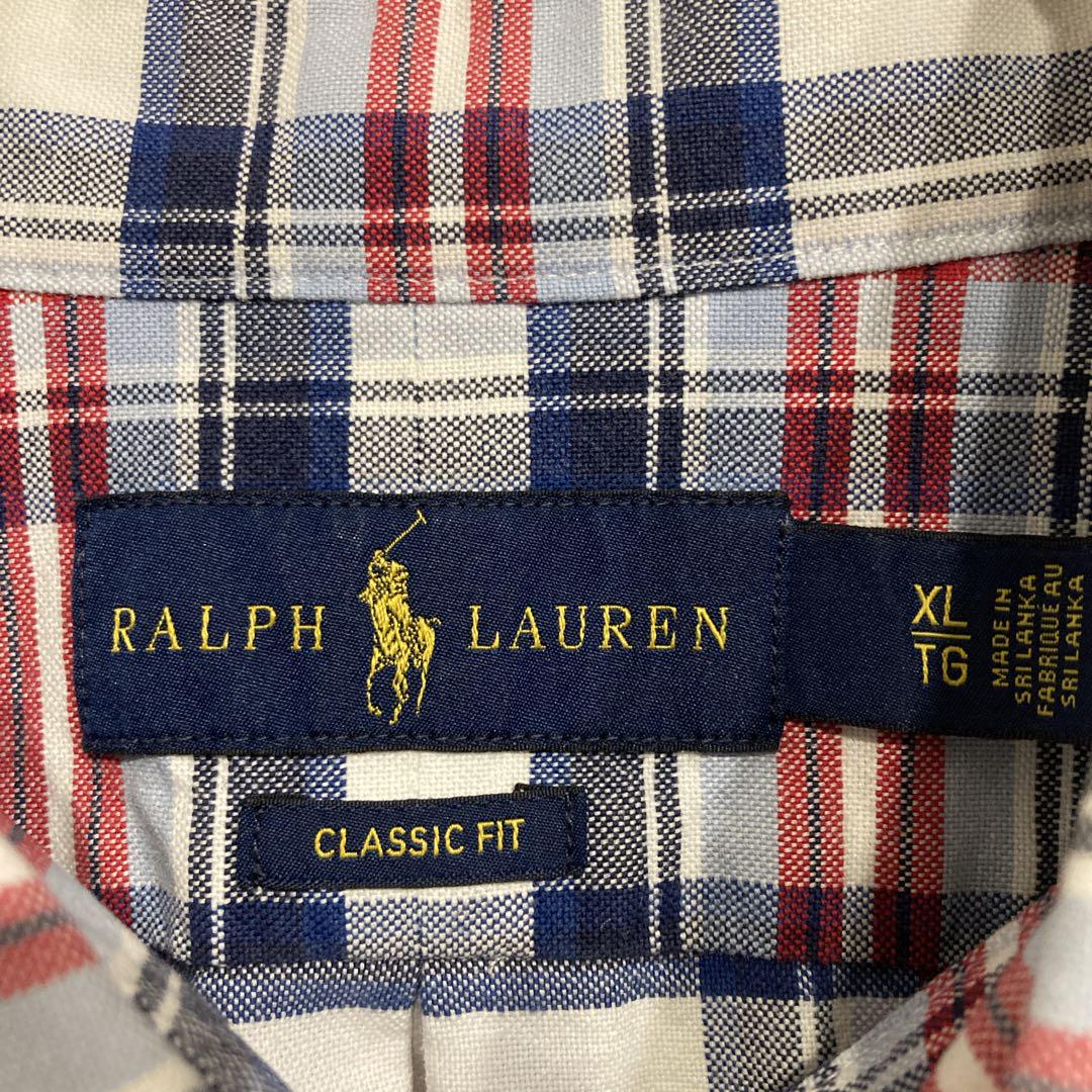 超人気❗️ラルフローレン　ワンポイントロゴシャツ L 90s刺繍古着希少レア半袖 超人気❗️ラルフローレン ワンポイントロゴシャツ XL 90s刺繍